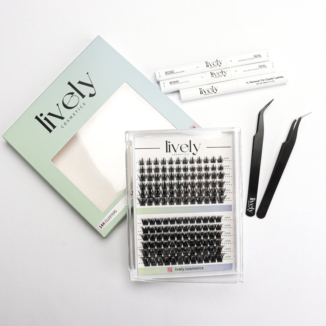Achieve Flawless Lashes with Lively Cosmetics DIY Lash Cluster Kit: Classy & Sassy Styles